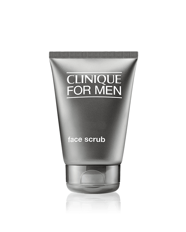 Clinique For Men™ Face Scrub, Die perfekte Vorbereitung auf die Rasur. Belebt, glättet und entfernt Hautschüppchen.